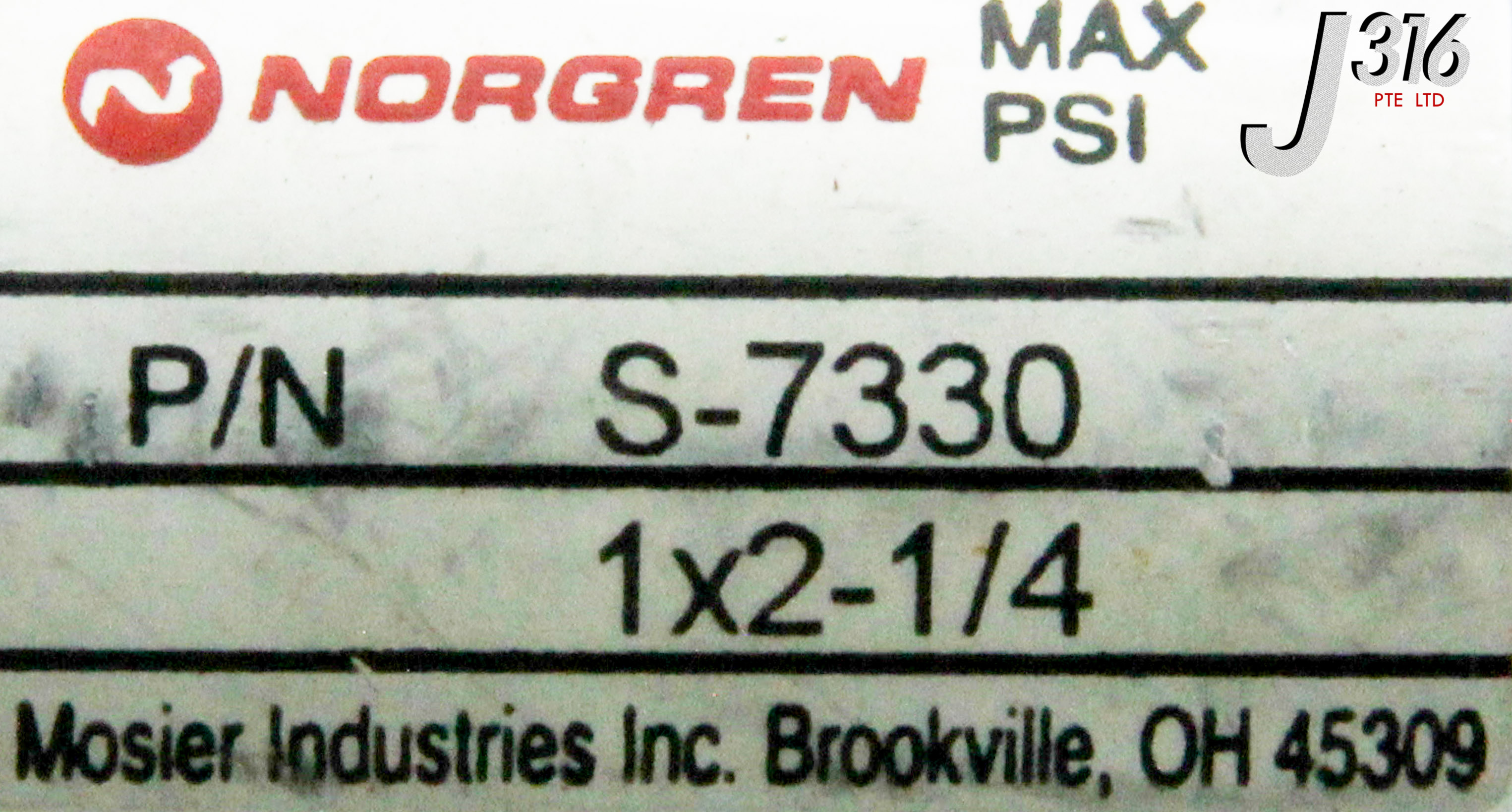 9293 NORGREN PNEUMATIC CYLINDER, 715-12219-1 S-7330 | eBay